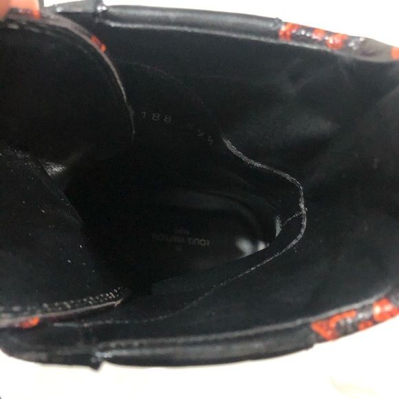 Auth Louis Vuitton Rare Limited Edition Catogram Laureate Combat Boots Booties - Picture 12 of 12